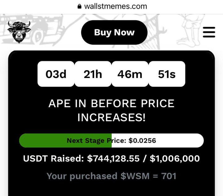 البيع المسبق لعملة WSM