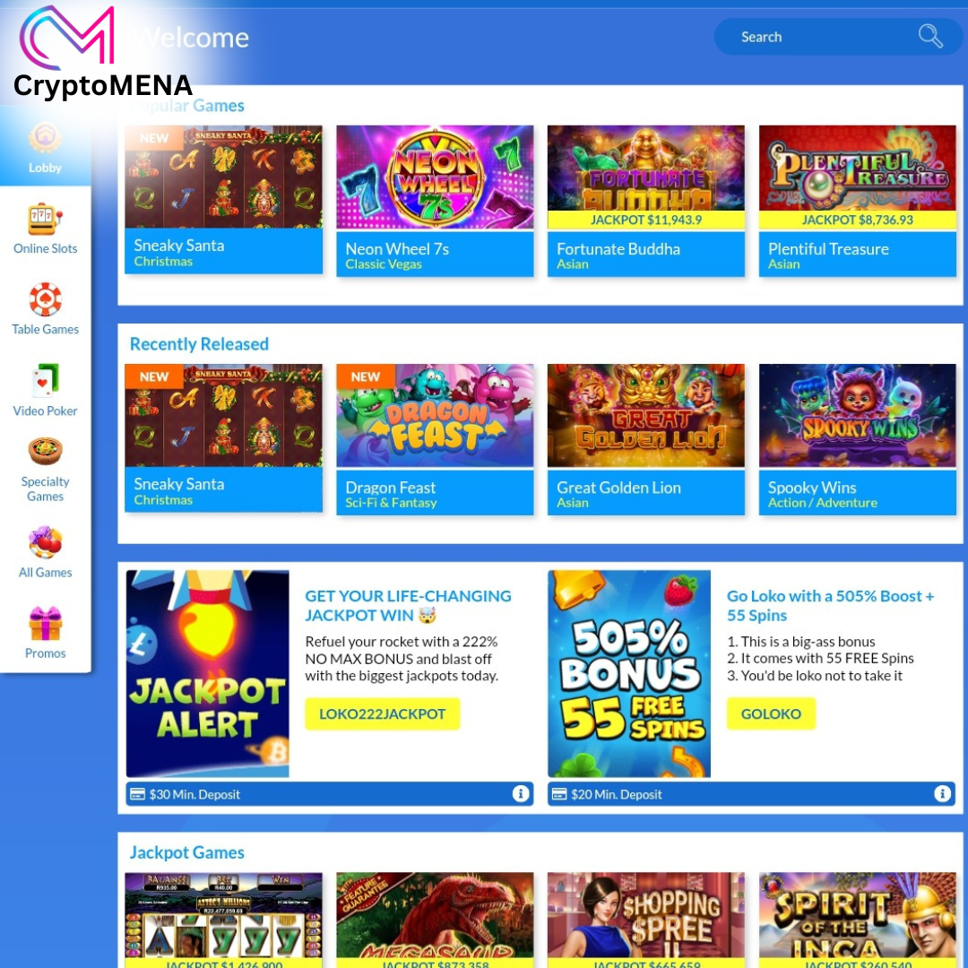 Crypto Loko Casino و تفاصيله