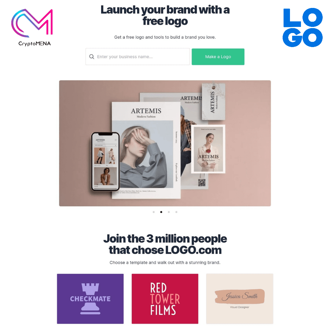 Logo.com صمم شعارك باحترافية