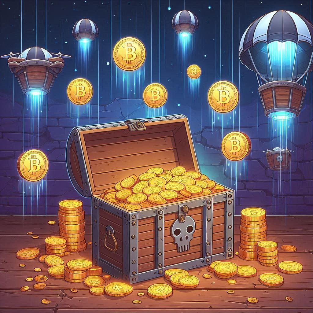 الإسقاطات الجوية ( Airdrops ) للعملات المشفرة