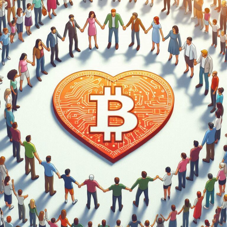 الأعمال الخيرية عن طريق العملات المشفرة