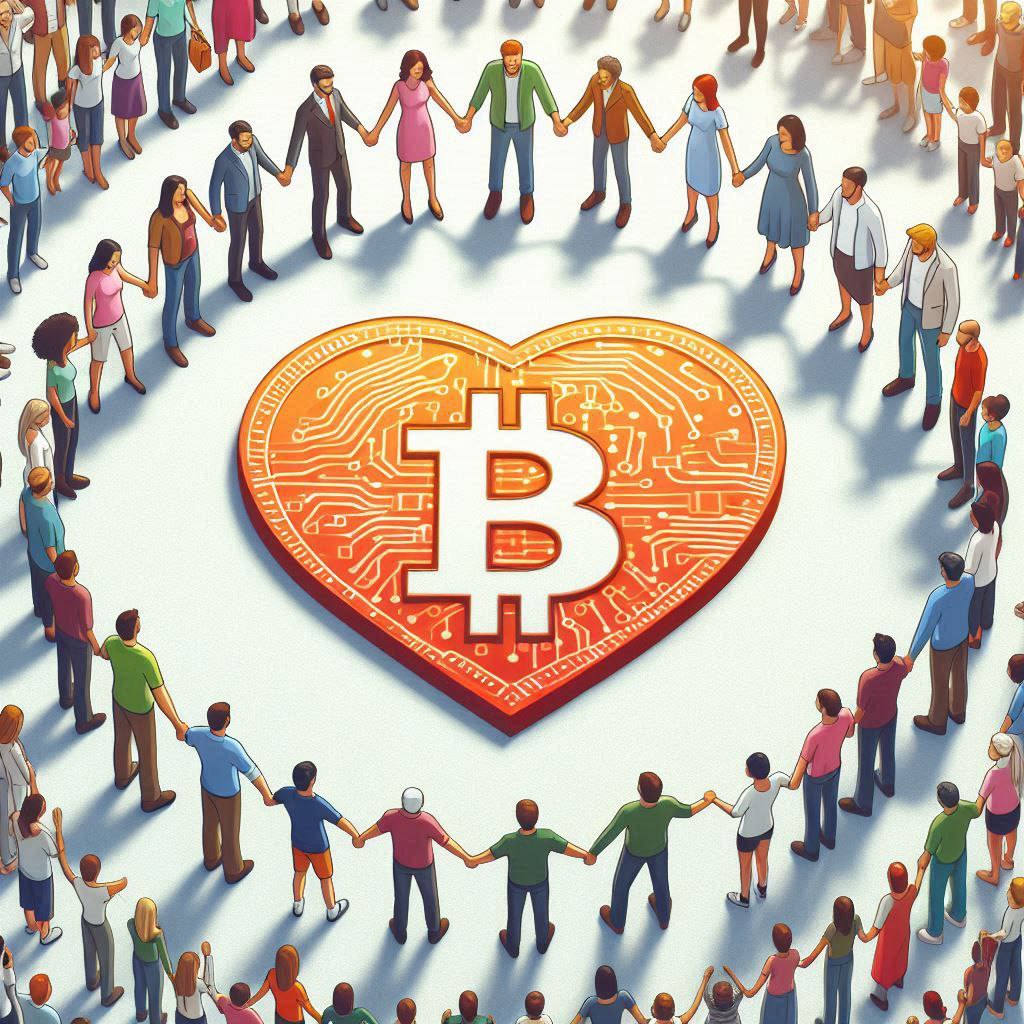 الأعمال الخيرية عن طريق العملات المشفرة