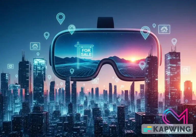 الواقع الافتراضي بيع العقارات عبر نضاره VR